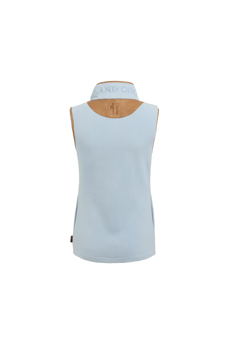 Holland Cooper Country Fleece Gilet Pale Blue-2