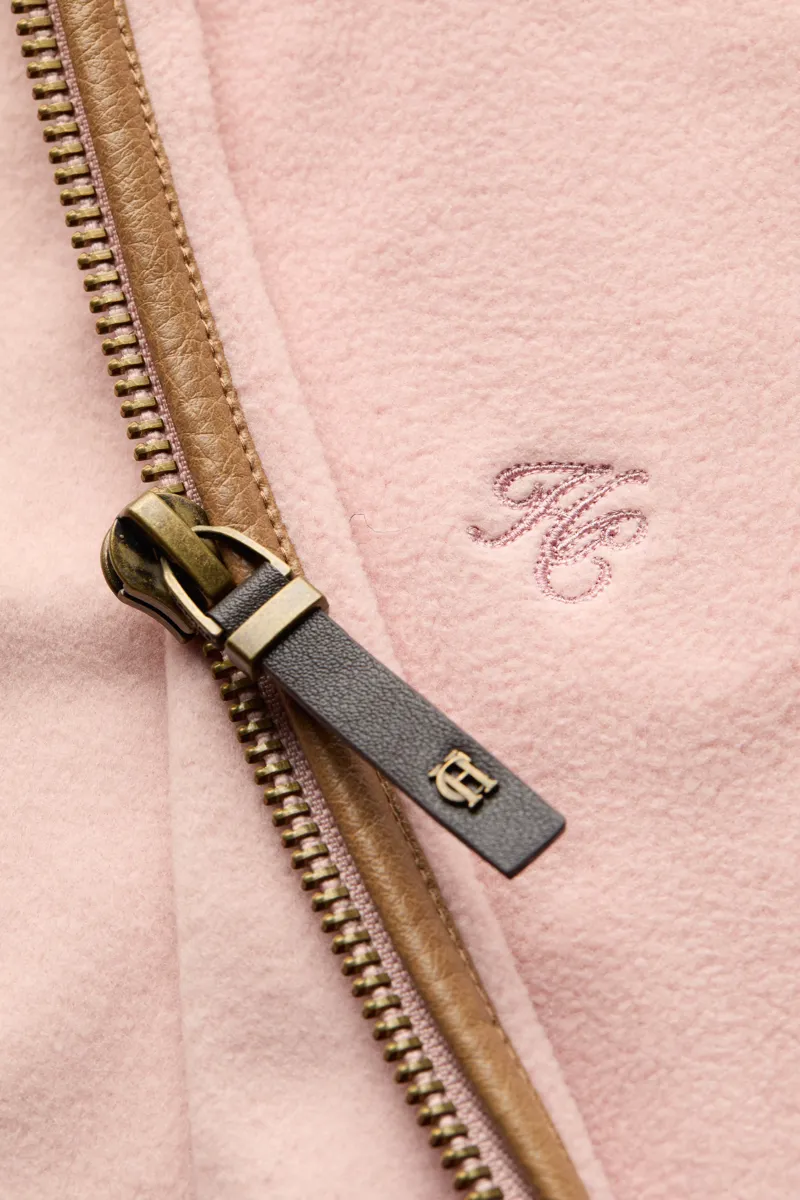 Holland Cooper Country Fleece Gilet Soft Pink-8