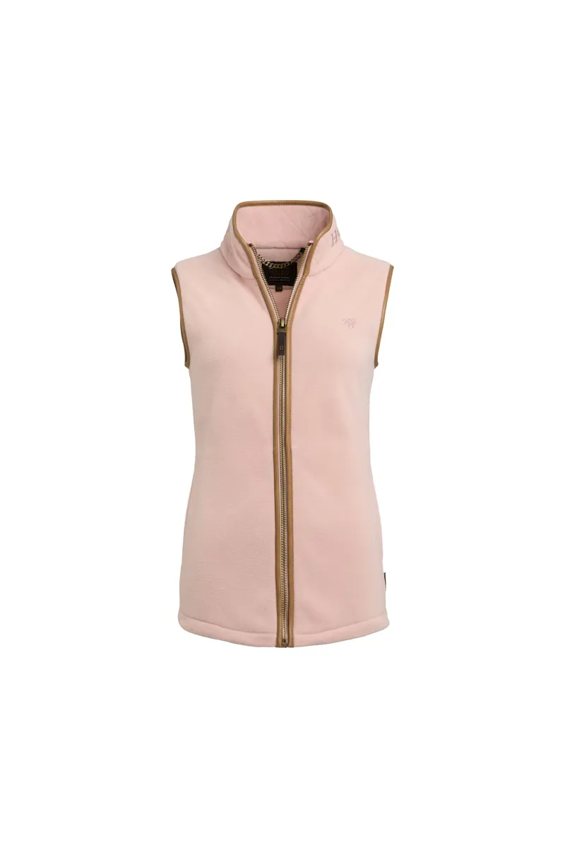 Holland Cooper Country Fleece Gilet Soft Pink-1