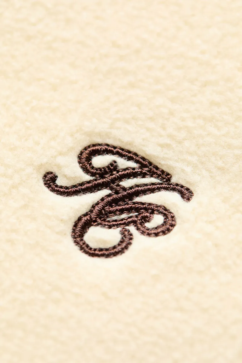 Holland Cooper Country Fleece Half Zip Cream-9