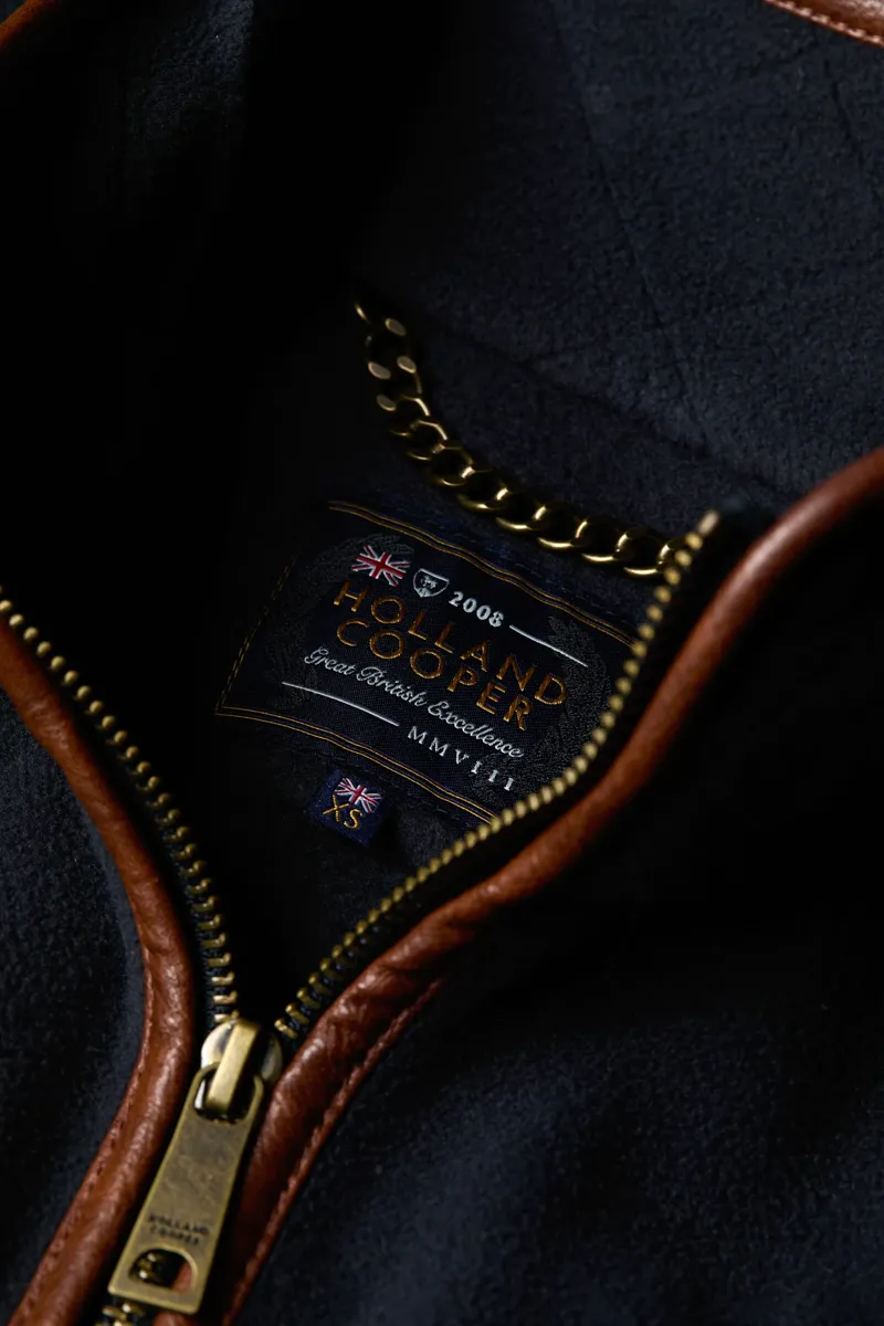 Holland Cooper Country Longline Fleece Ink Navy-5