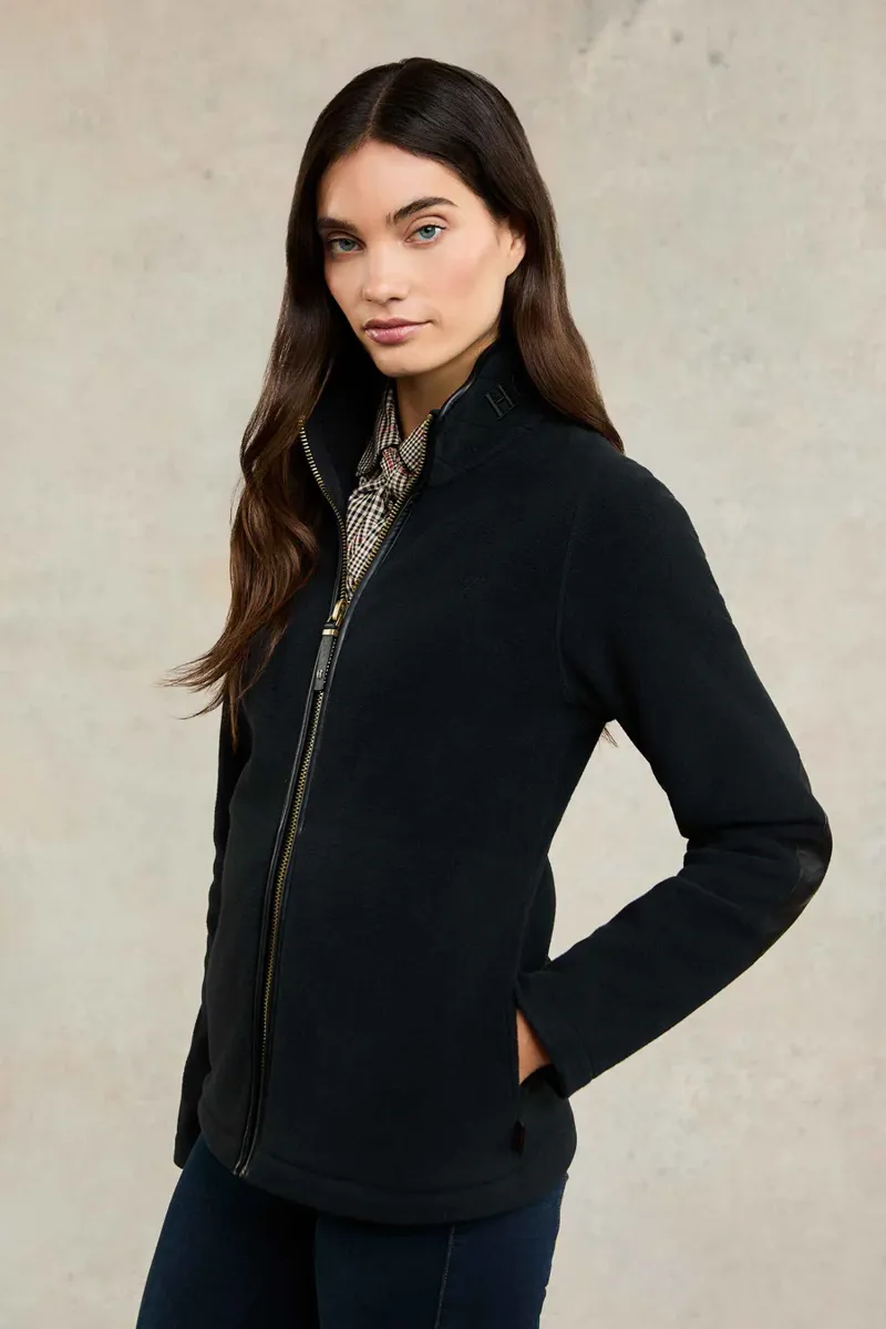 Holland Cooper Country Fleece Jacket Black-3