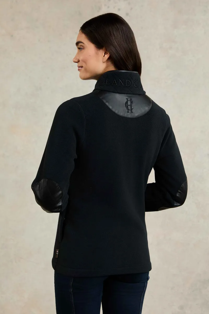 Holland Cooper Country Fleece Jacket Black-4