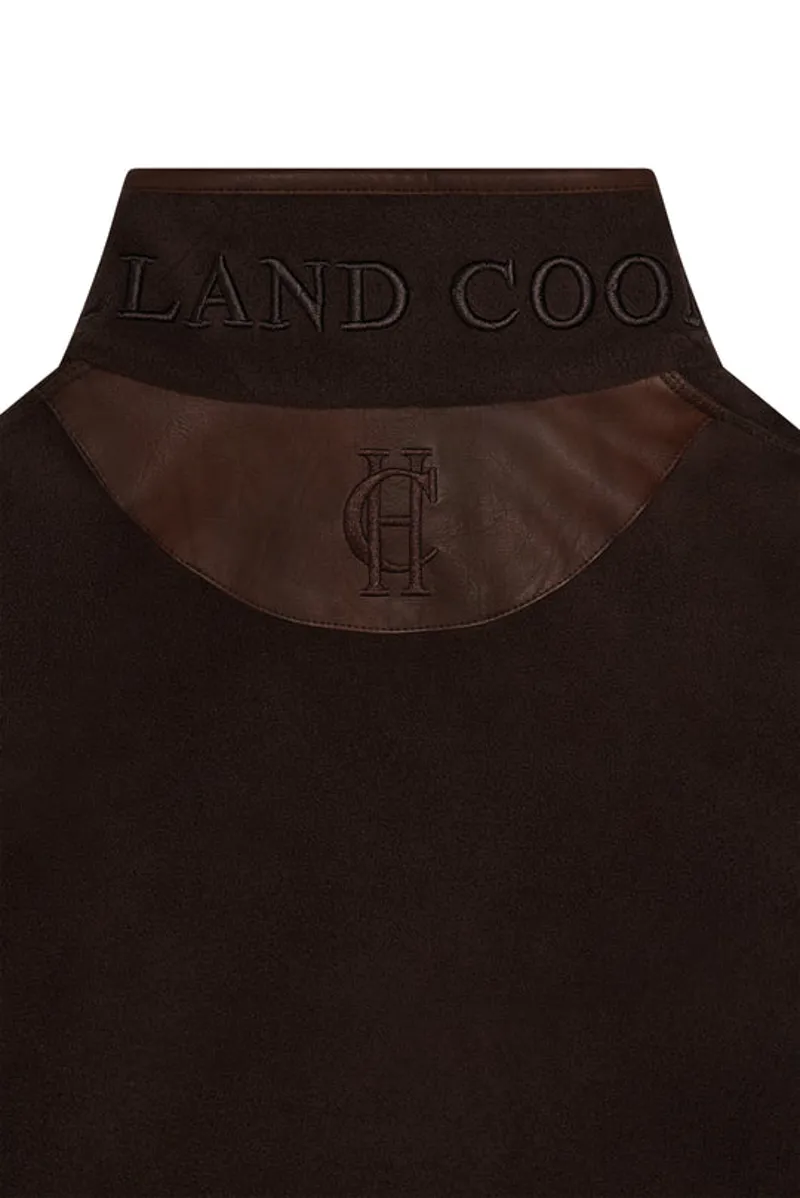 Holland Cooper Country Fleece Quarter Zip Chocolate-8