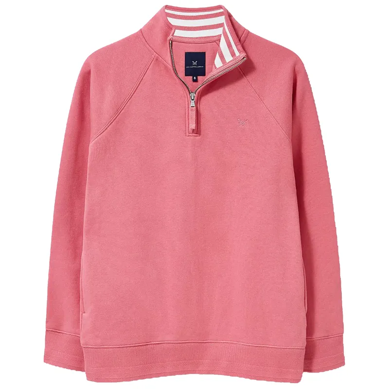 Crew Half Zip Sweatshirt Rapture Rose