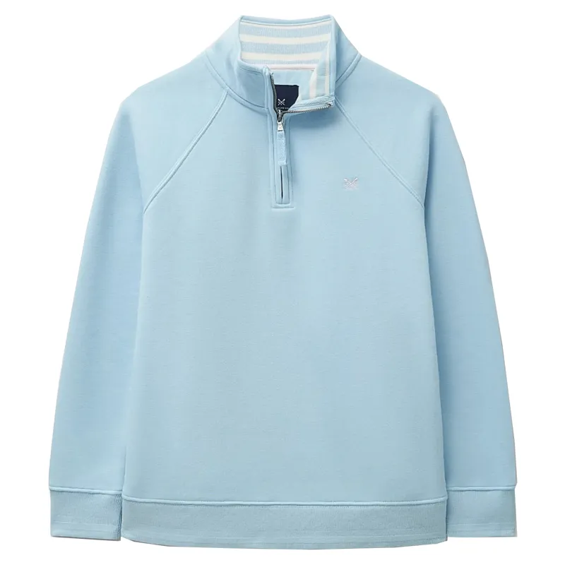 Crew Half Zip Sweatshirt Blue