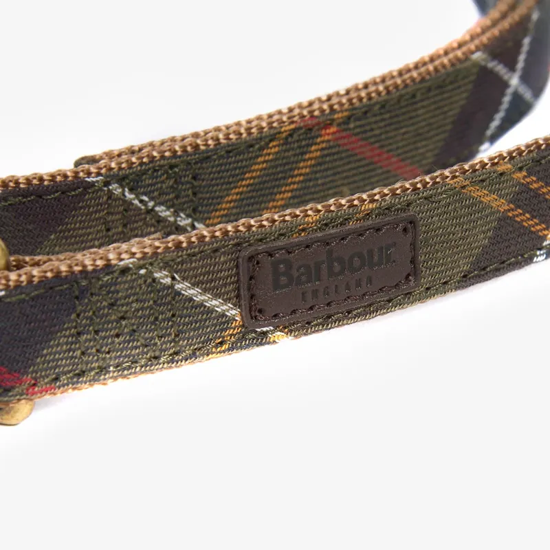 Barbour Tartan/Webbing Dog Lead in Classic Tartan-4