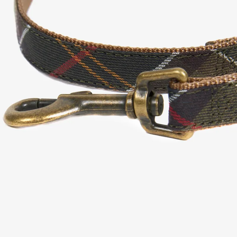 Barbour Tartan/Webbing Dog Lead in Classic Tartan-5