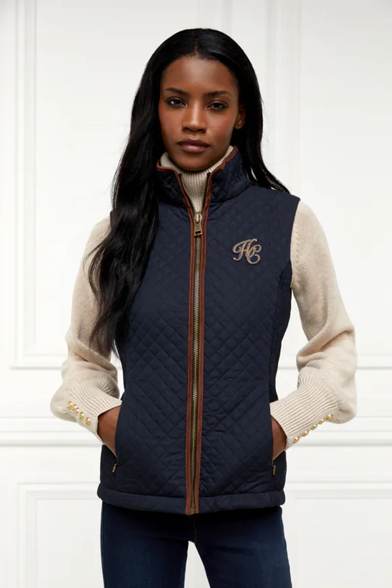 Holland Cooper Cambridge Gilet Ink Navy-1