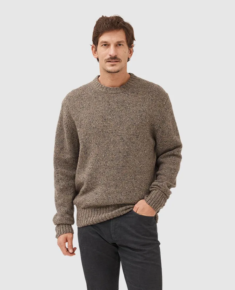 Rodd and Gunn Cox Road Knit Jumper Gravel-1