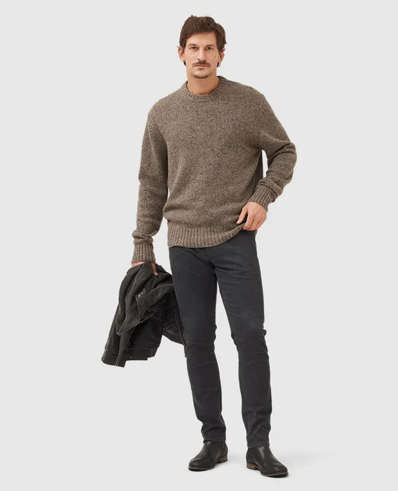 Rodd and Gunn Cox Road Knit Jumper Gravel-2