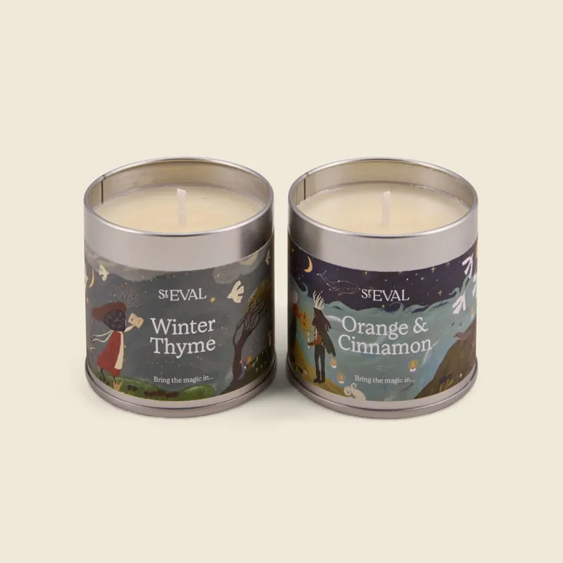 St. Eval Christmas Mini Tin Candle Set-2