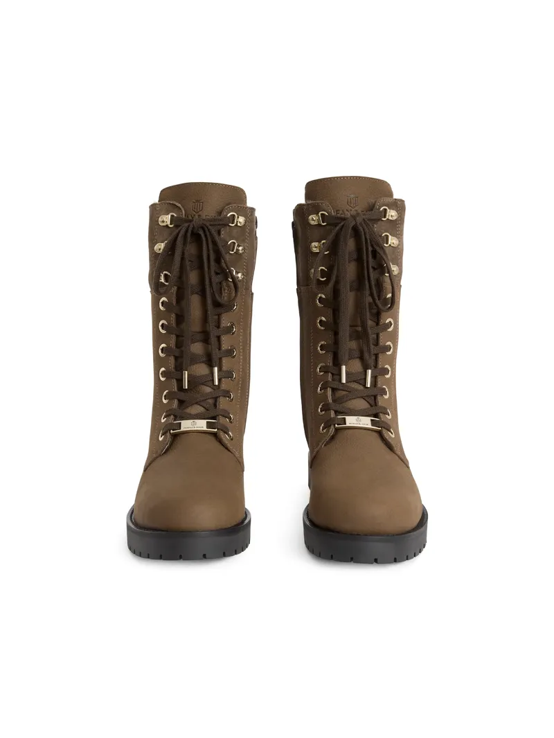 Fairfax and Favor Shealing Lined Anglesey Fog Nubuck-4