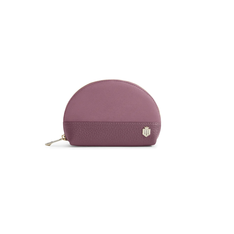 Fairfax and Favor Chiltern Coin Purse Heather Suede