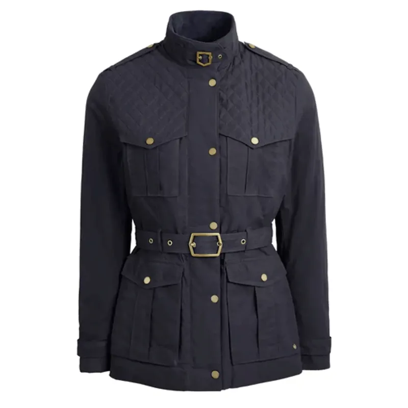 Fairfax and Favor Ivy Quilted Wax Jacket Navy