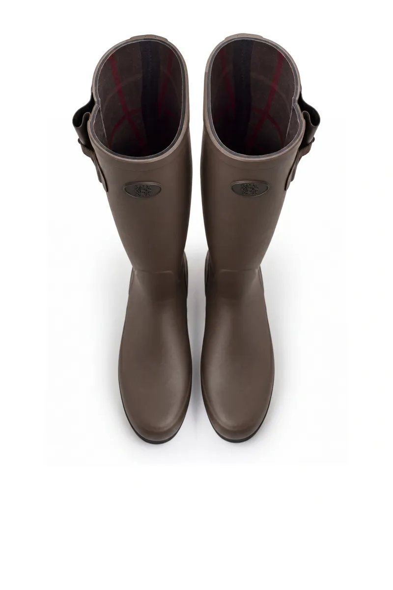Holland Cooper Men's Farnley Wellington in Chocolate-2