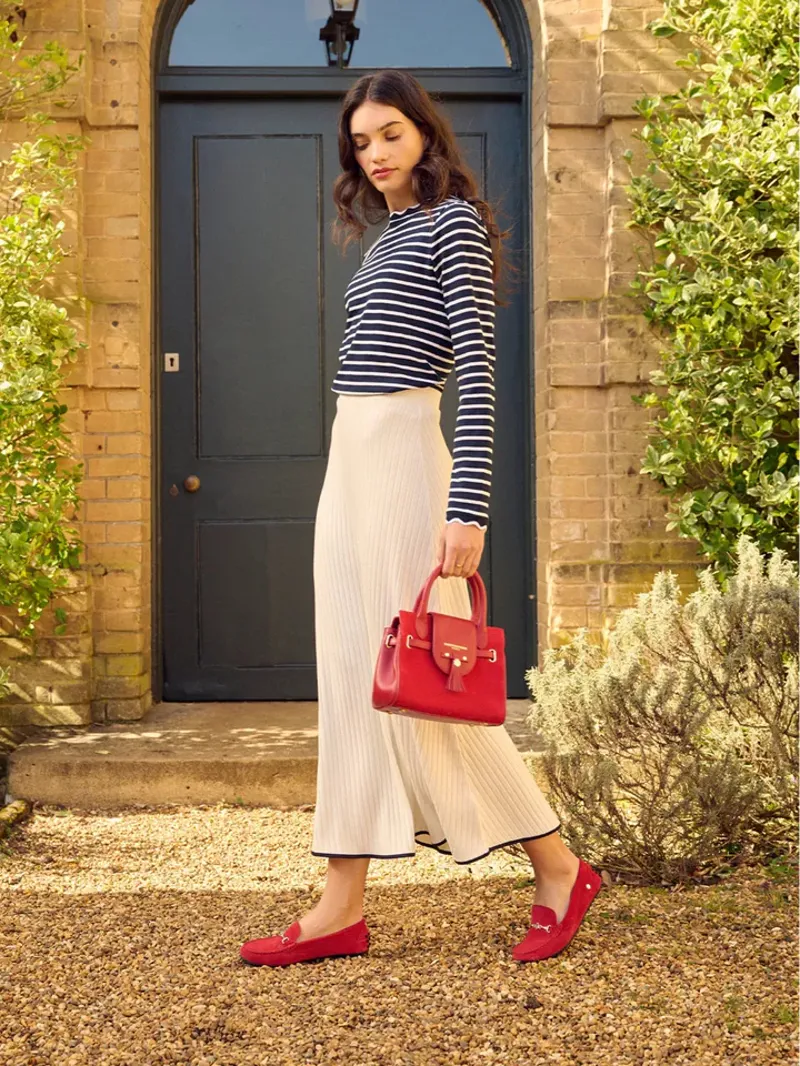 Fairfax and Favor Premium Stockist Exclusive - Ladies Trinity Driver Cherry Suede-2