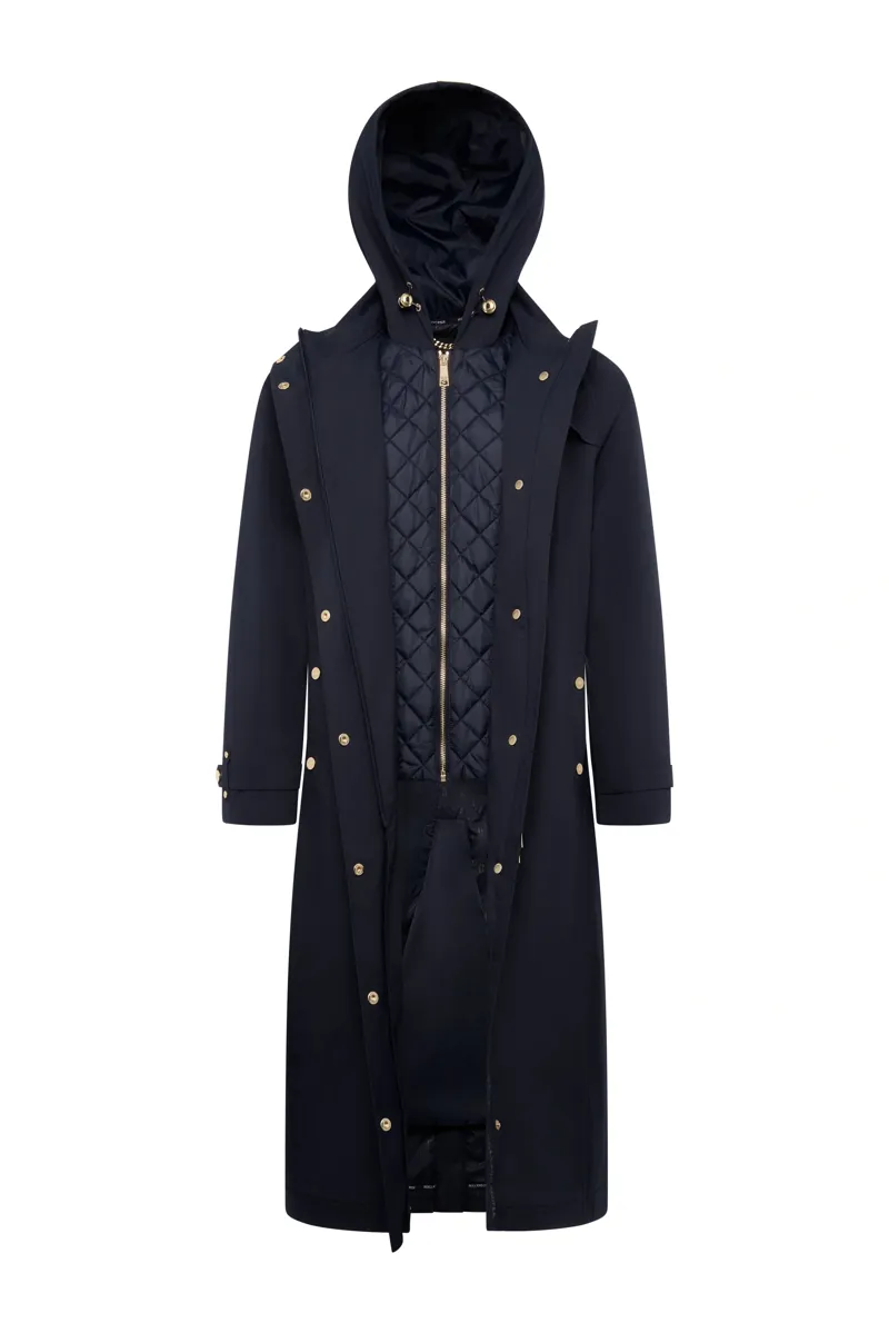 Holland Cooper Folgate Rain Coat in Ink Navy-1