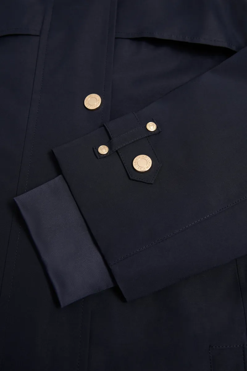 Holland Cooper Folgate Rain Coat in Ink Navy-10