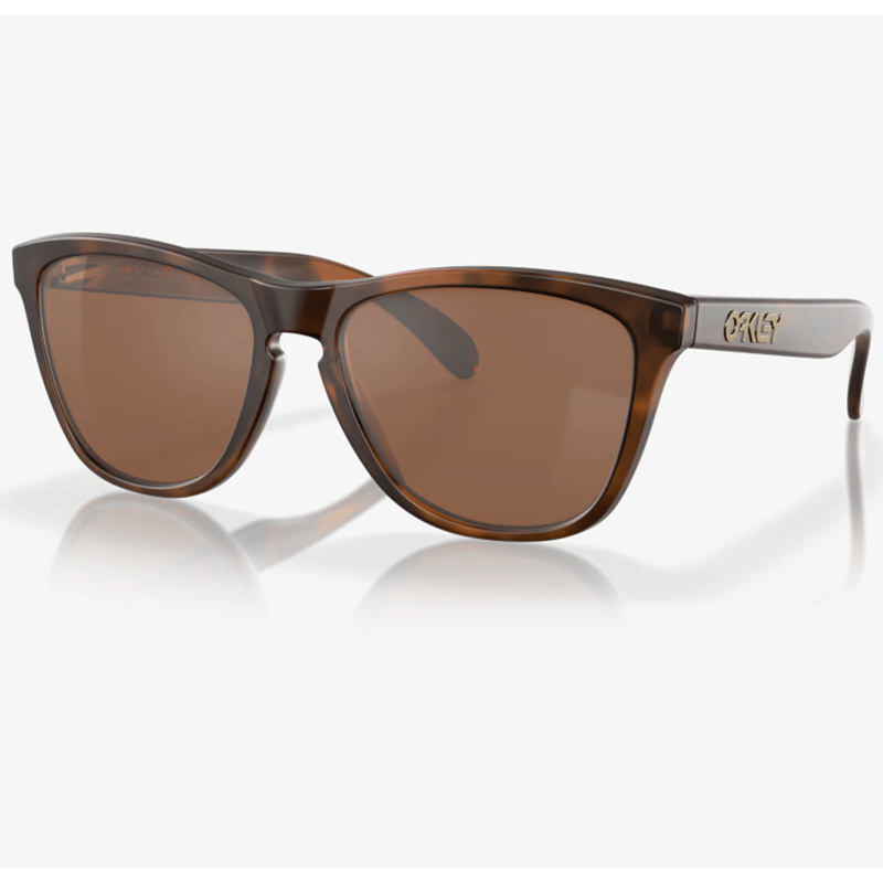 Oakley Frogskins Matte Brown Tortoise Frame Prizm Tungsten Lens