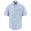 Fynch-Hatton Premium Flower Print Button Down Shirt New Breeze
