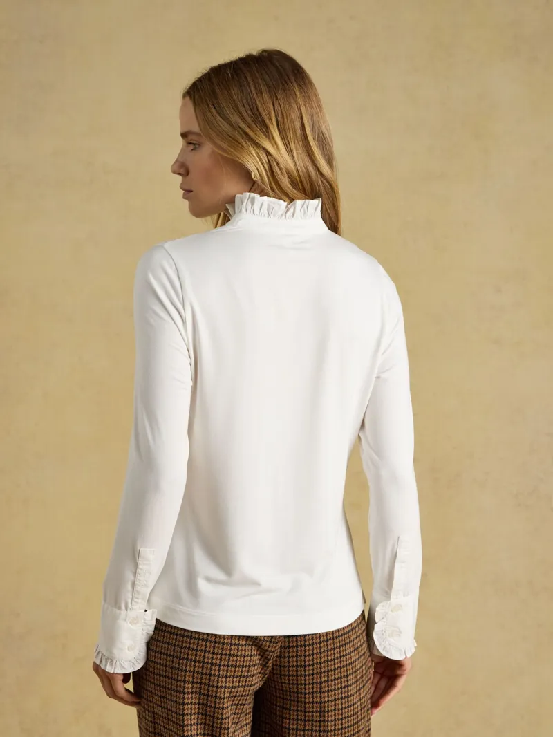 Joules Felicity Blouse in White-2