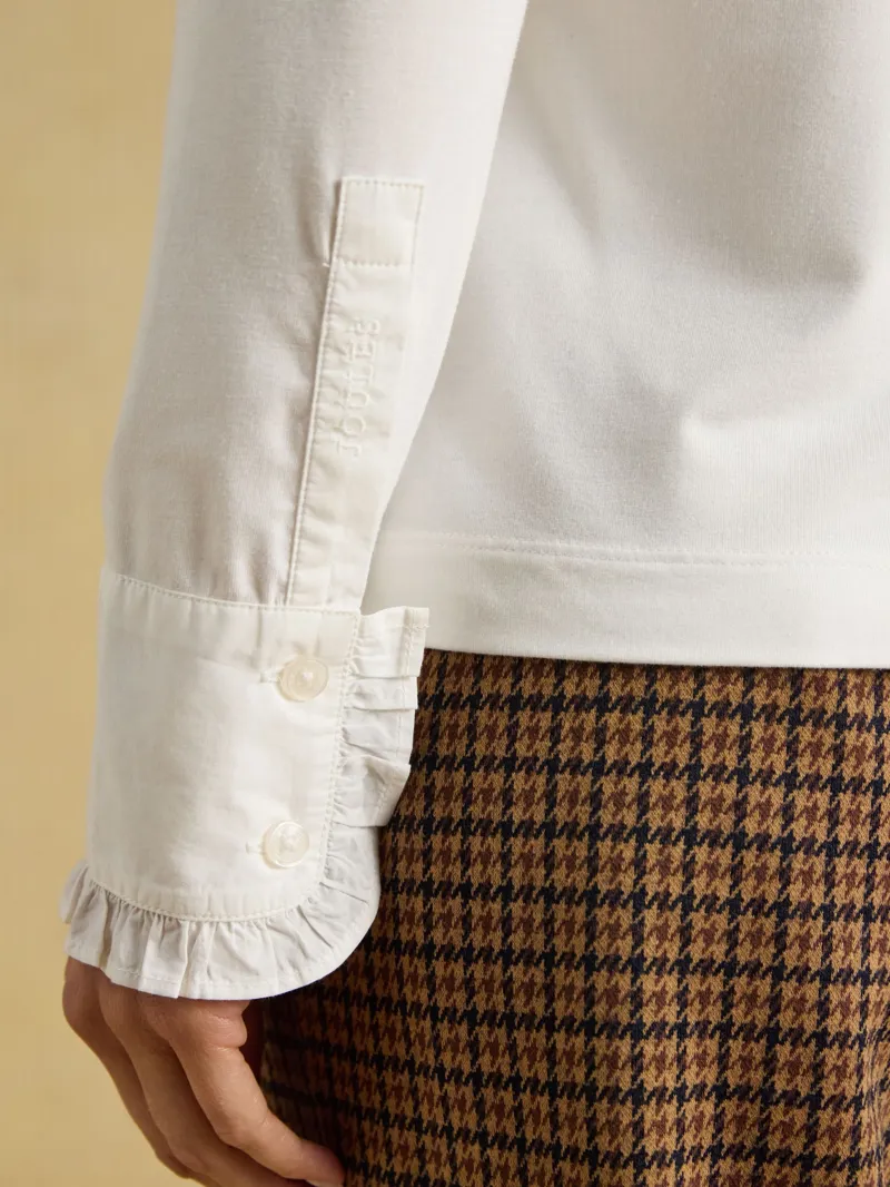 Joules Felicity Blouse in White-4