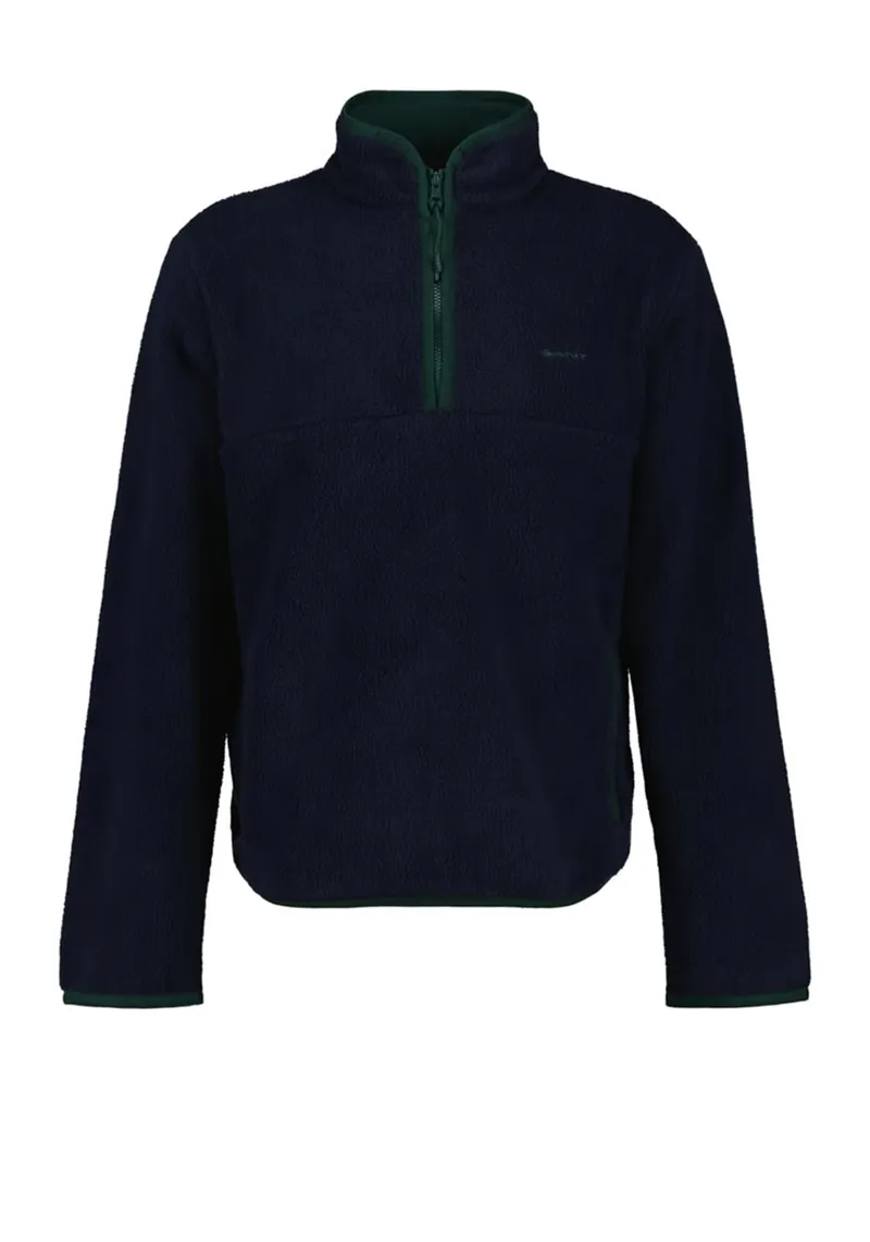 Gant Half Zip Fleece Evening Blue-1