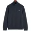 Gant Cotton Flamme Half-Zip Sweater Evening Blue