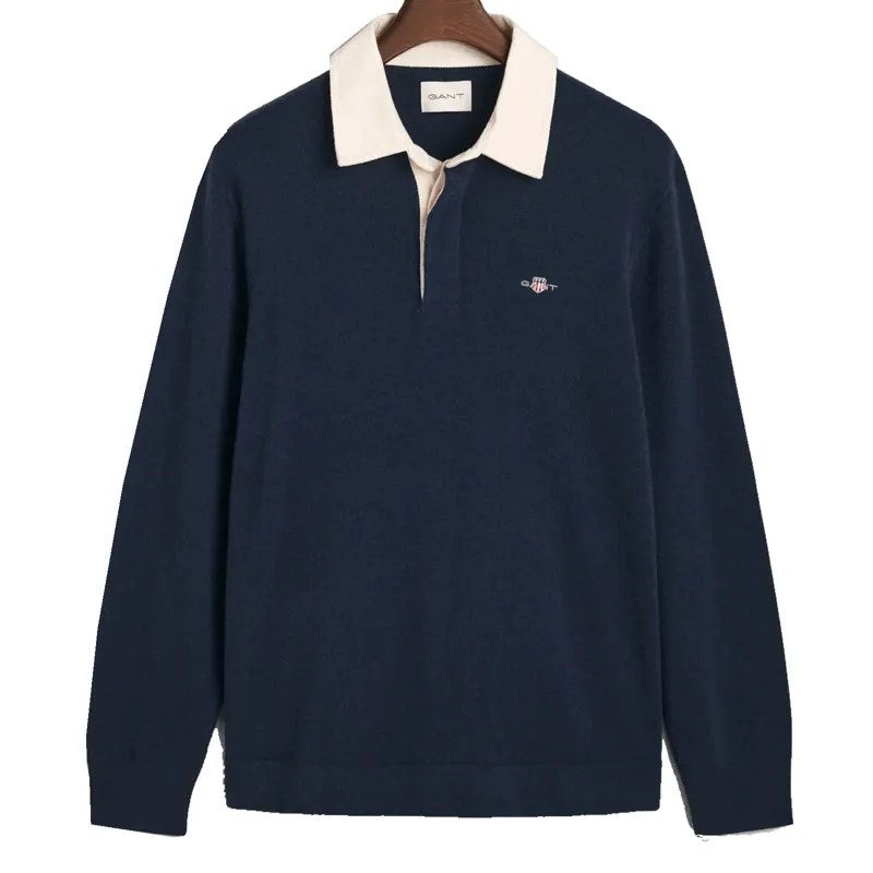 Gant Extra fine Lambswool Rugger Marine