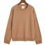 Gant Ladies Superfine Lambswool Jumper Carmel Beige