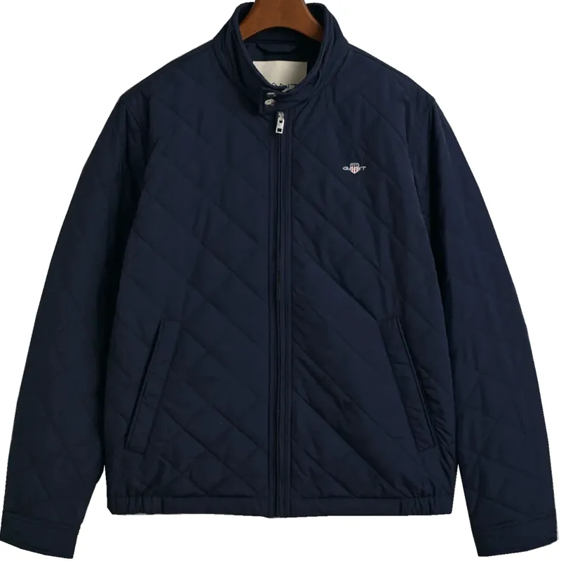 Gant Quilted Windcheater Evening Blue