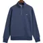 Gant Reg Shield Half Zip Sweat Dark Jeansblue Melange