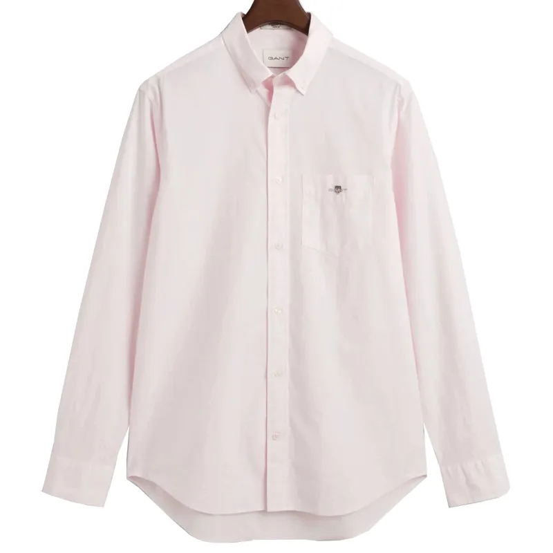 Gant Regular Fit Classic Poplin Shirt Light Pink