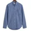 Gant Regular Fit Cotton Linen Shirt Rich Blue