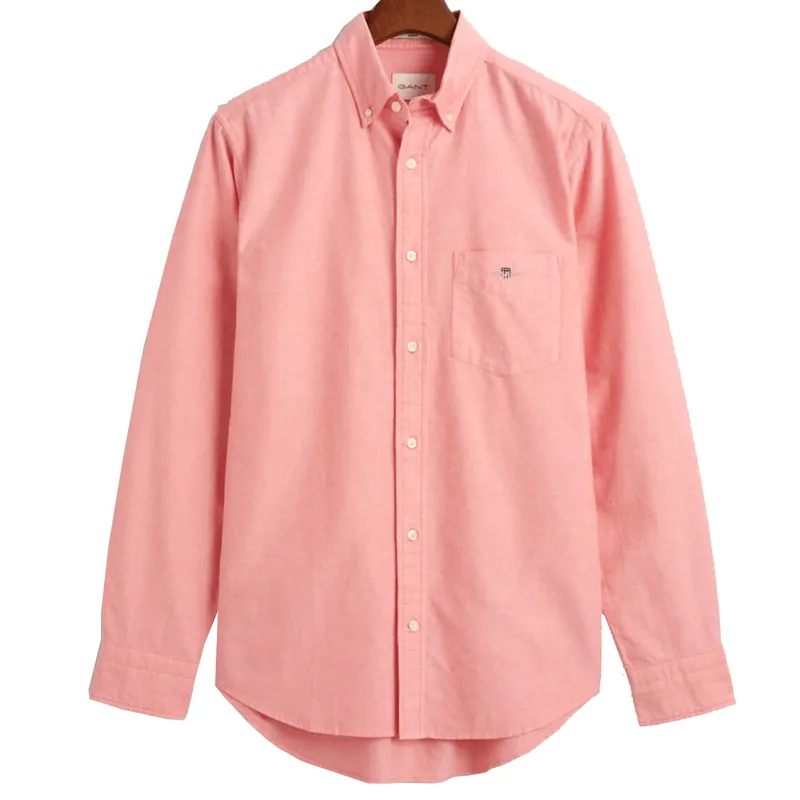 Gant Regular Fit Oxford Shirt Sunset Pink
