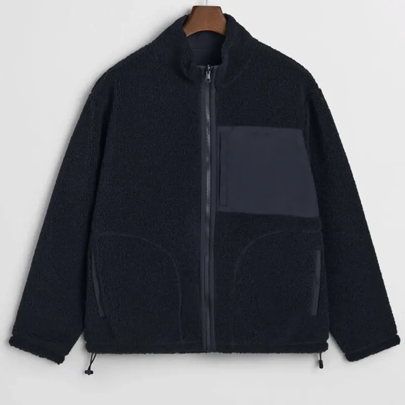 Gant Reversible Full Zip Fleece Evening Blue-1