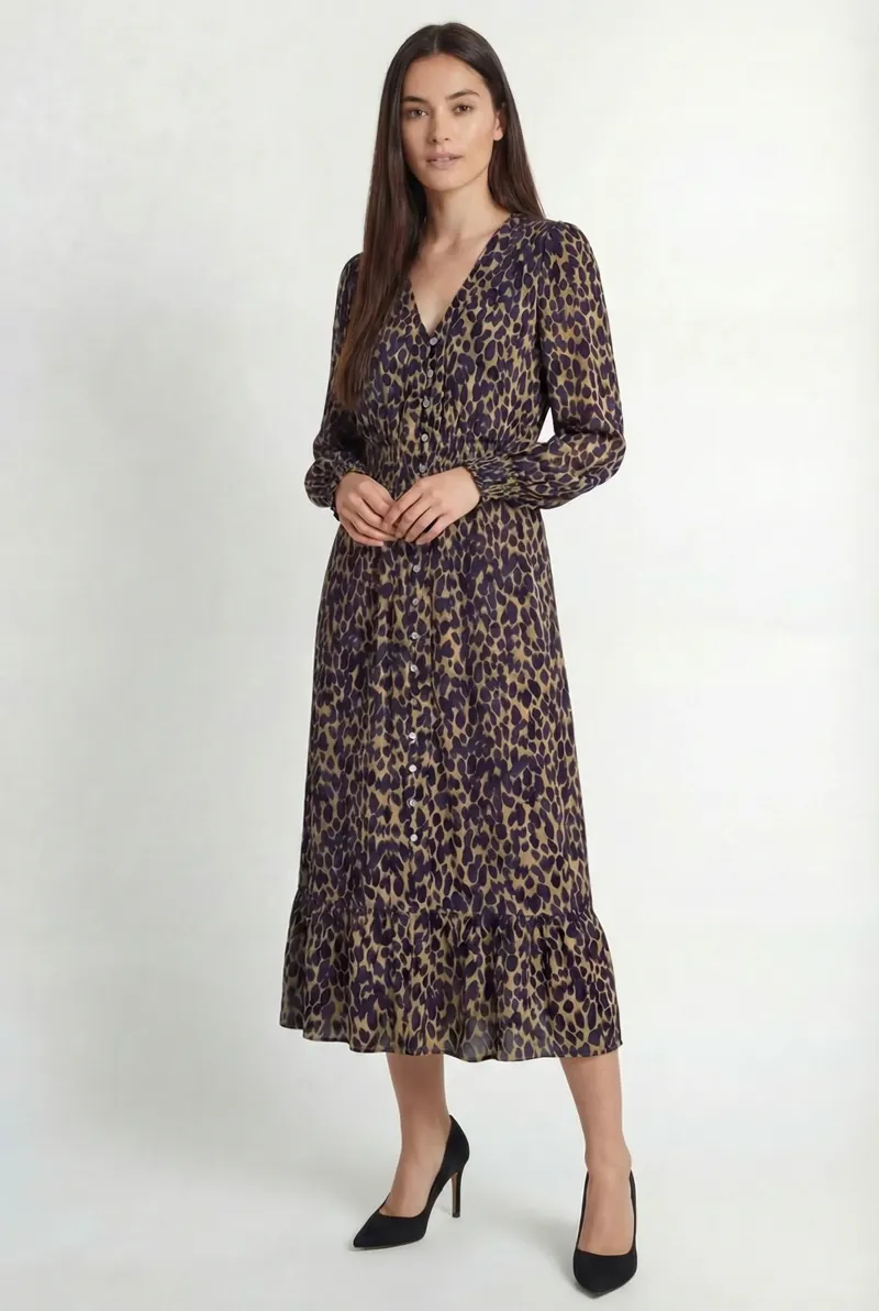 Guinea Lola Leopard Print Dress-9
