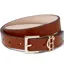 Holland Cooper Slim Logo Belt Tan