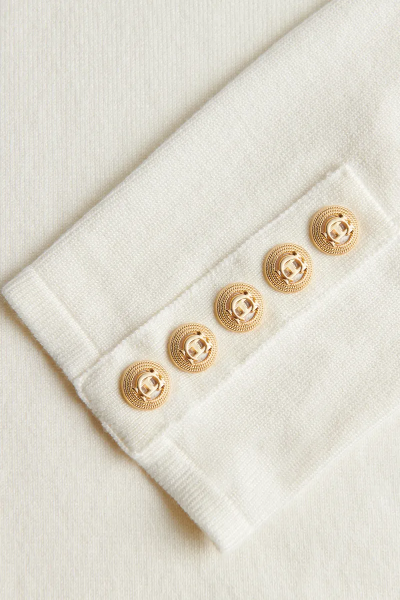 Holland Cooper Falmouth Knitted Polo in Natural Caramel-6