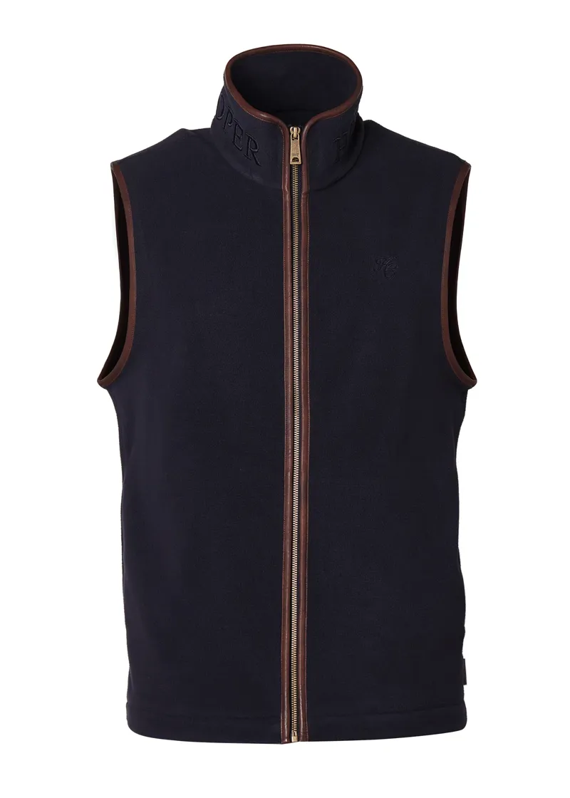 Holland Cooper Men's Country Fleece Gilet Ink Navy