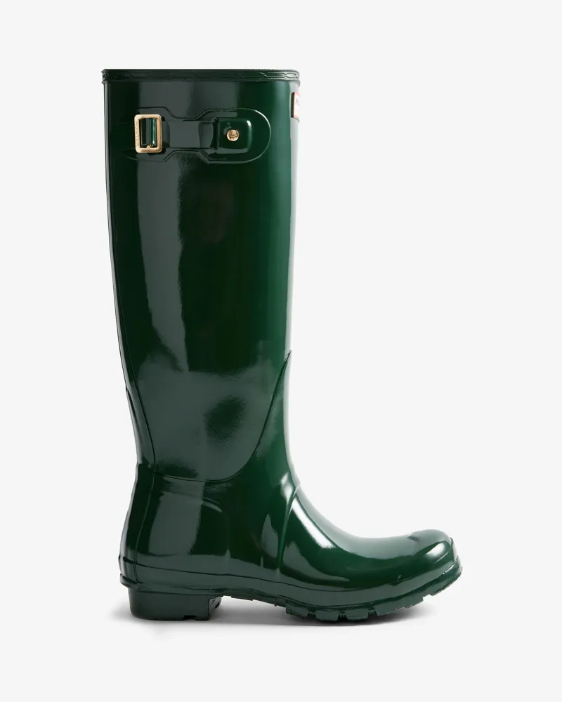 Hunter Womens Original Tall 170yrs Anniversary Boot in Hunter Green-1