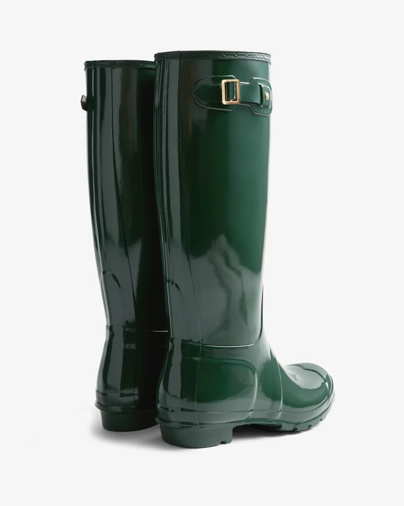 Hunter Womens Original Tall 170yrs Anniversary Boot in Hunter Green-2