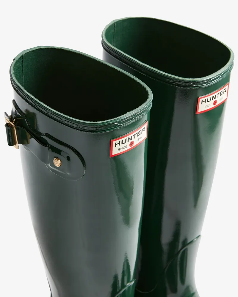 Hunter Womens Original Tall 170yrs Anniversary Boot in Hunter Green-3