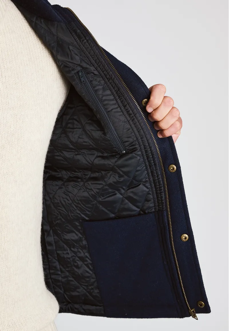 Brook Taverner Harting Melton Gilet in Navy-4