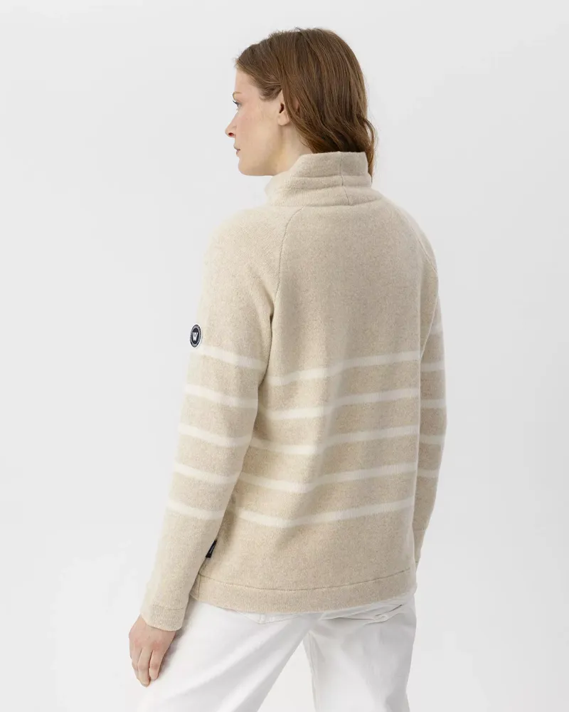 Holebrook Angelika Ladies Wind Proof Jumper Cream/Off White-2