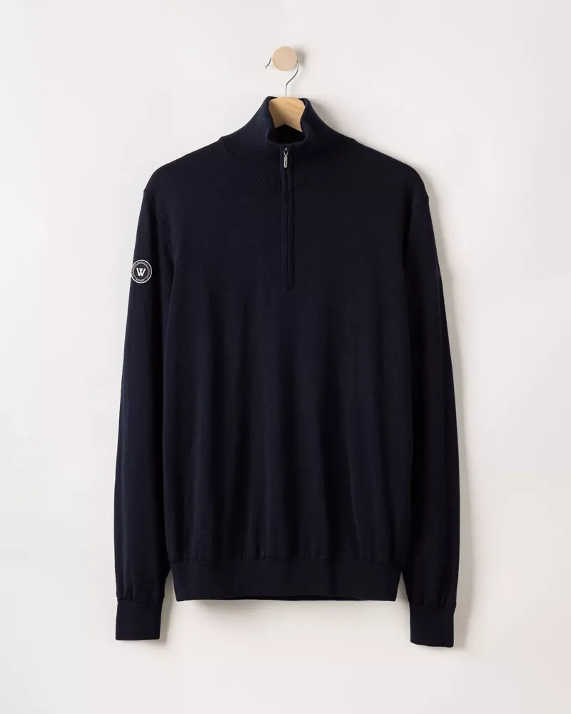 Holebrook Jesper T-Neck WP Dark Navy-1