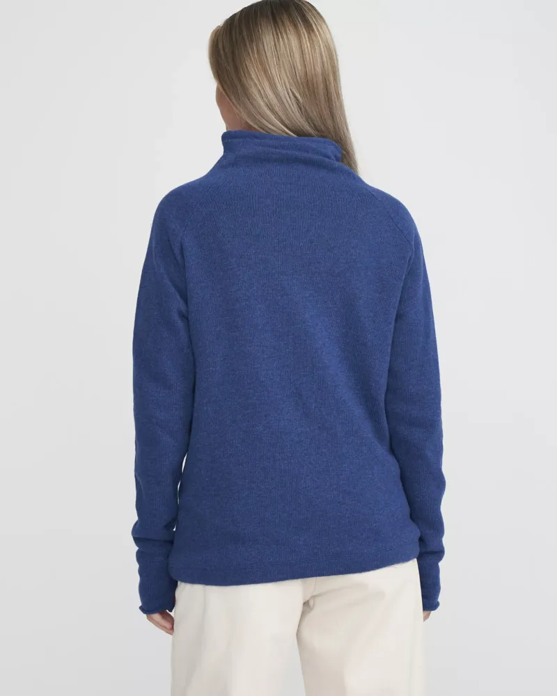 Holebrook Martina Ladies Wool Windproof Jumper Dark Royal-2