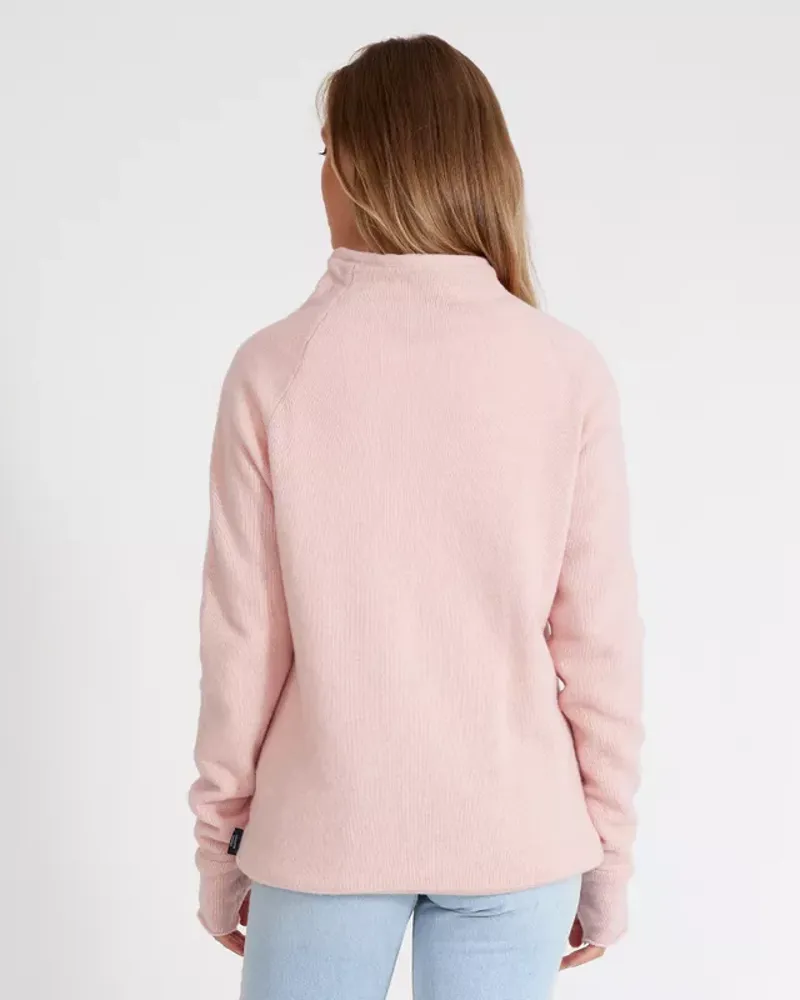 Holebrook Martina Ladies Wool Windproof Jumper Flamingo-2