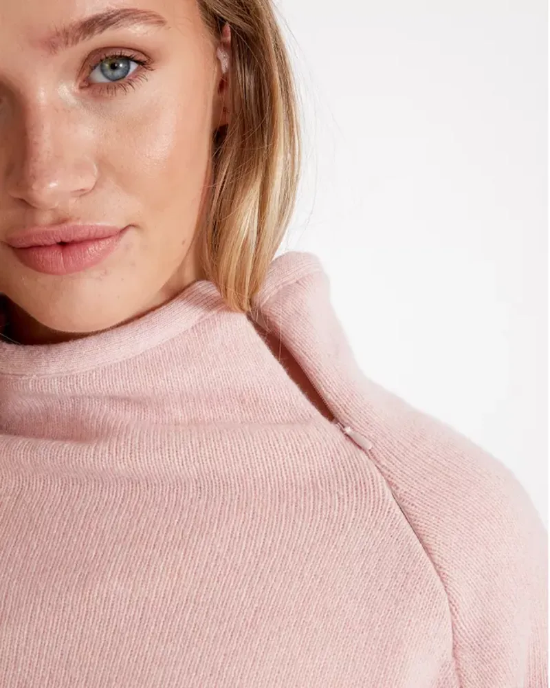 Holebrook Martina Ladies Wool Windproof Jumper Flamingo-3